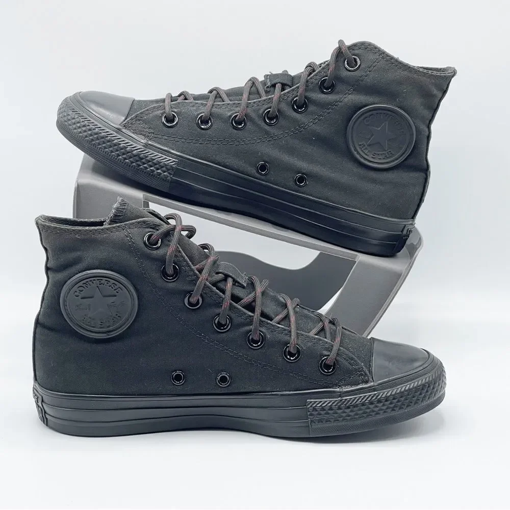 Converse All Star Chuck Taylor black on black high too sneakers - Kids 5